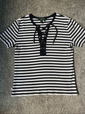 Ralph Lauren Coastal Grandmother Blouse